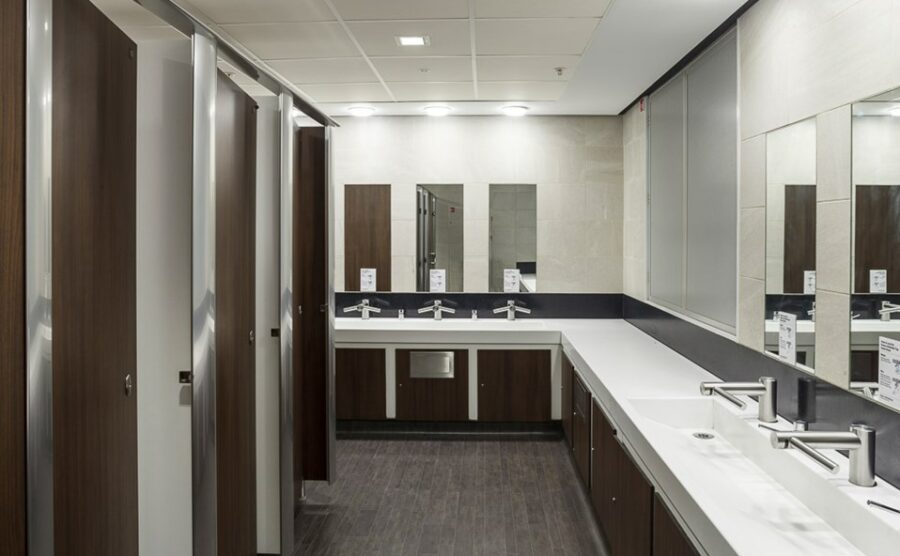 The London Eye | Equinox, Solid Surface Vanity & Vepps SGL